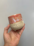 Tasse à café  sans anse rose  - Maman -
