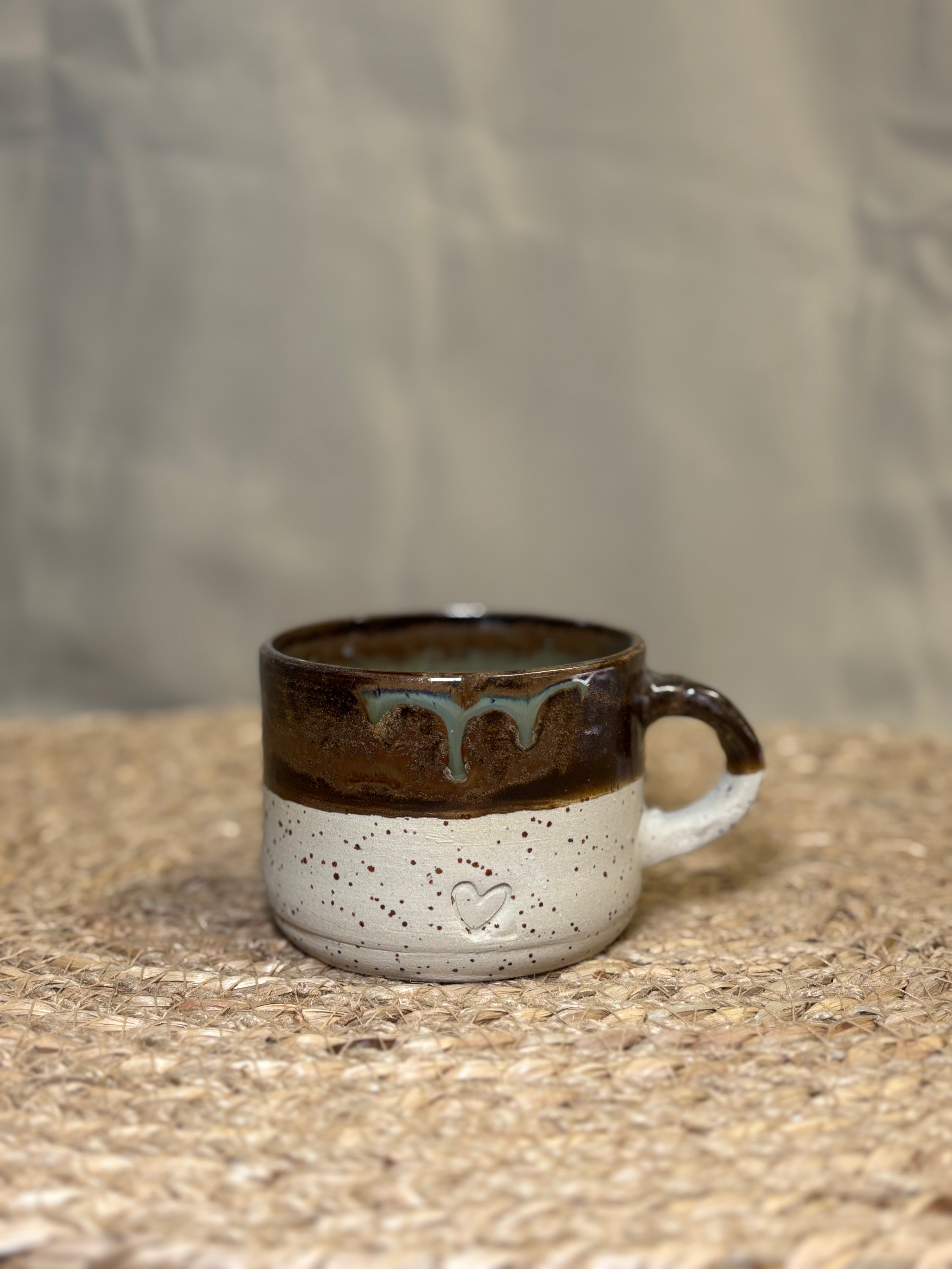 Americano avec anse - signature Kaki & Marron