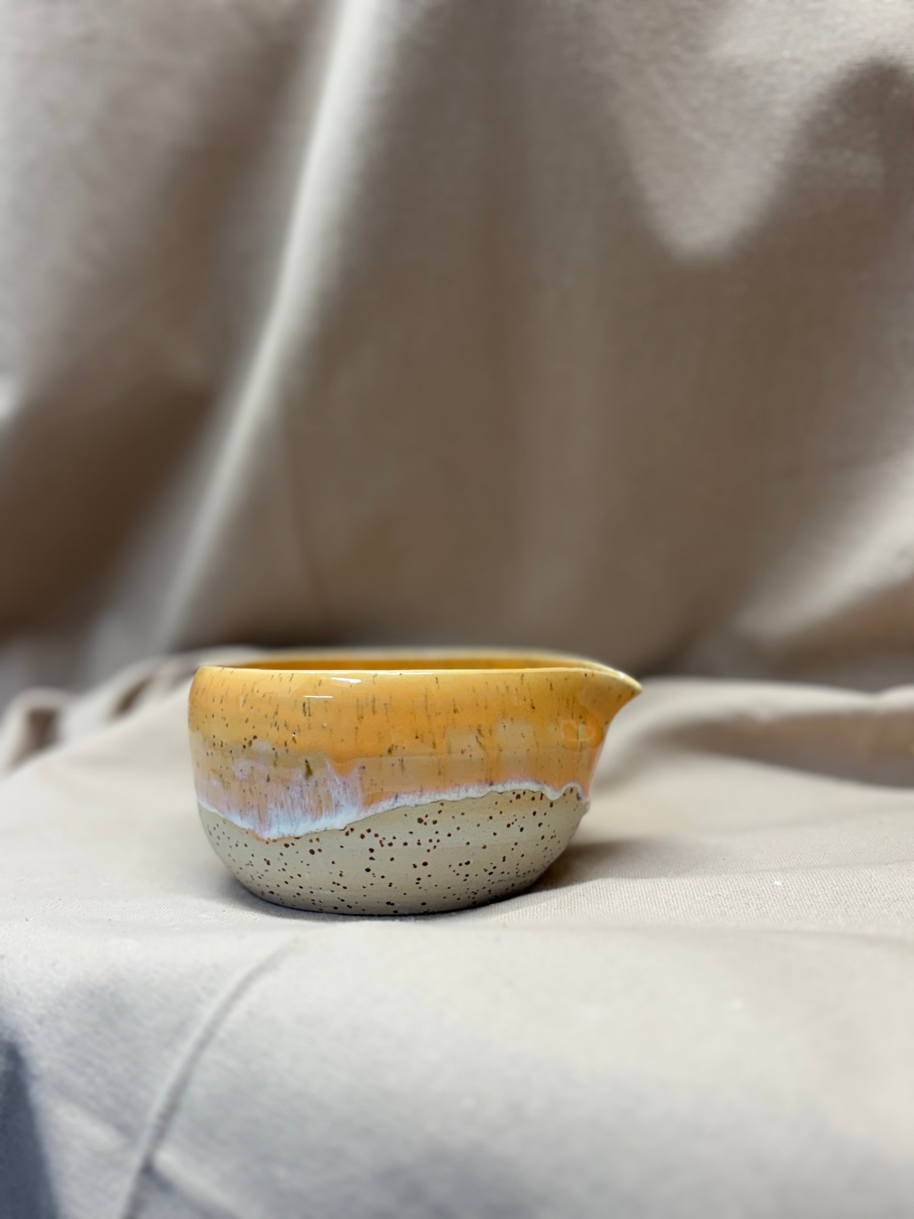 Bol à matcha orange