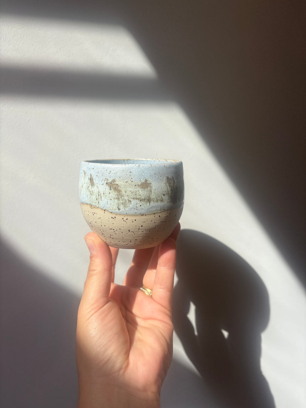 Tasse à café bleu i