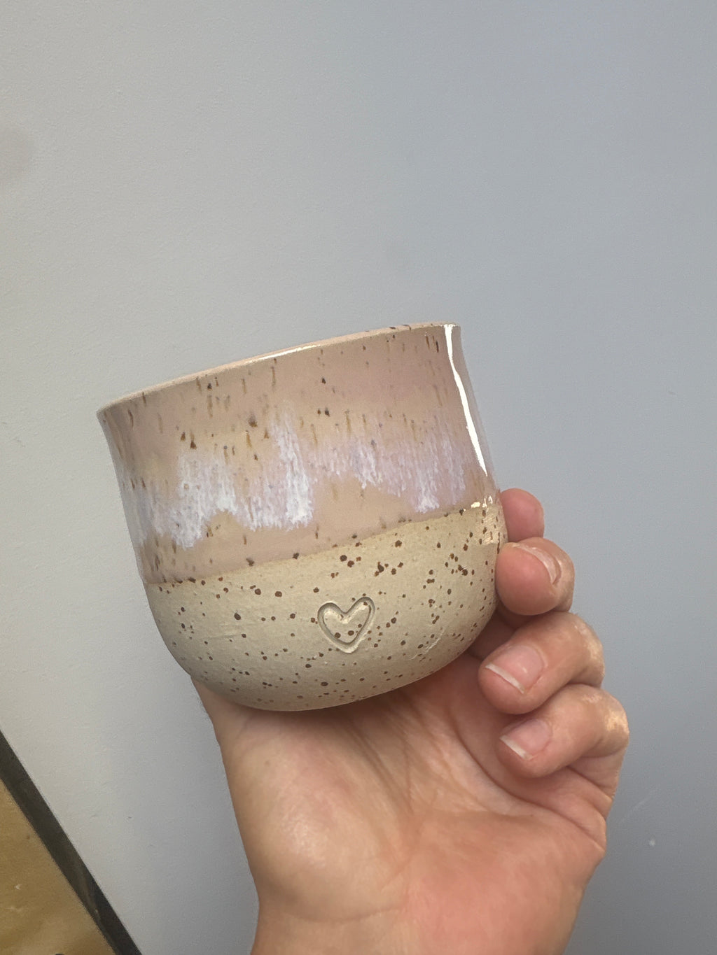 Mug sans anse violet - Maman -