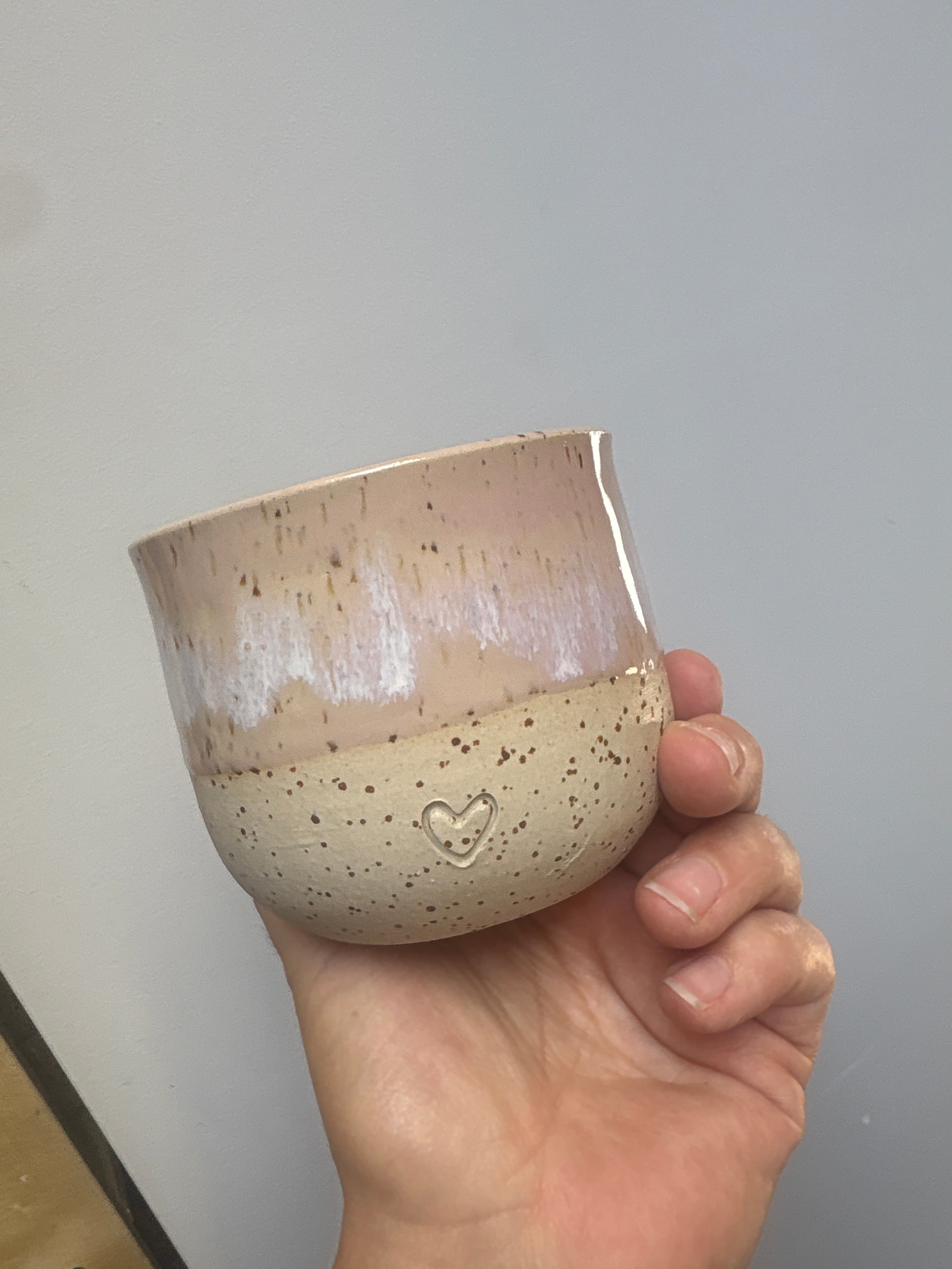 Mug sans anse violet - Maman -