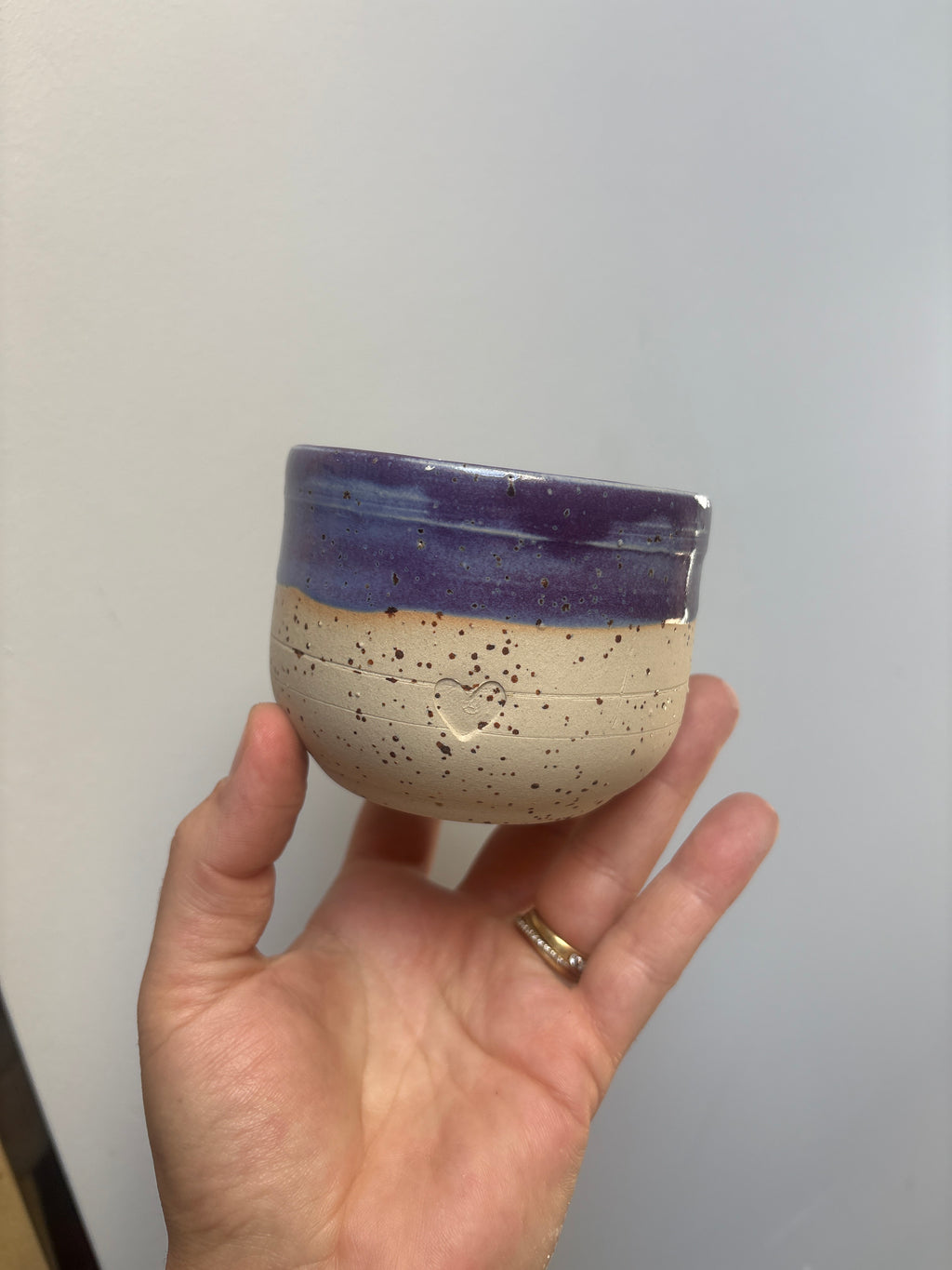 Tasse à café la vie est belle violette