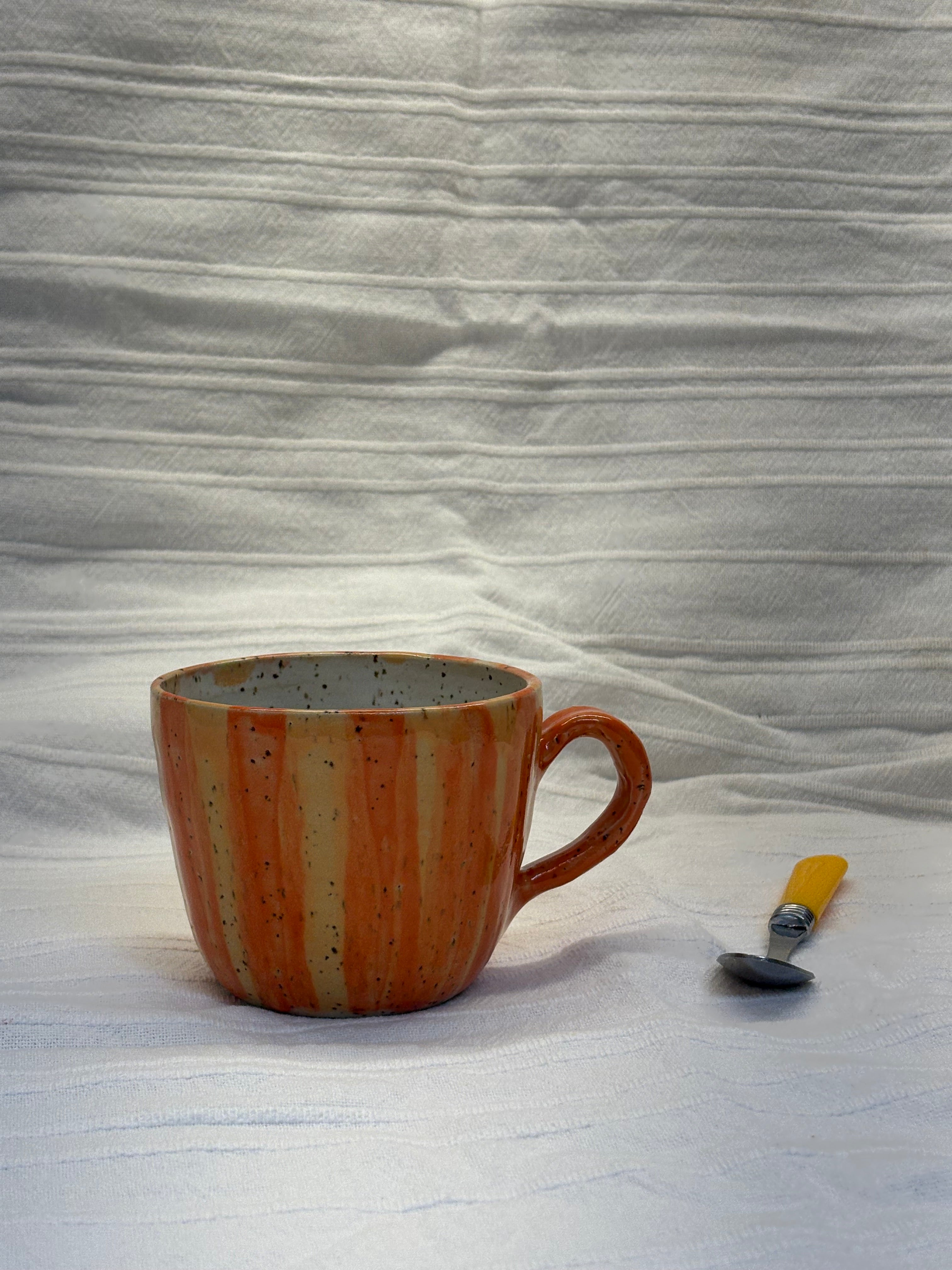 Mug orange et jaune
