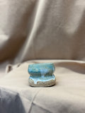 tasse ondulée bleu ciel