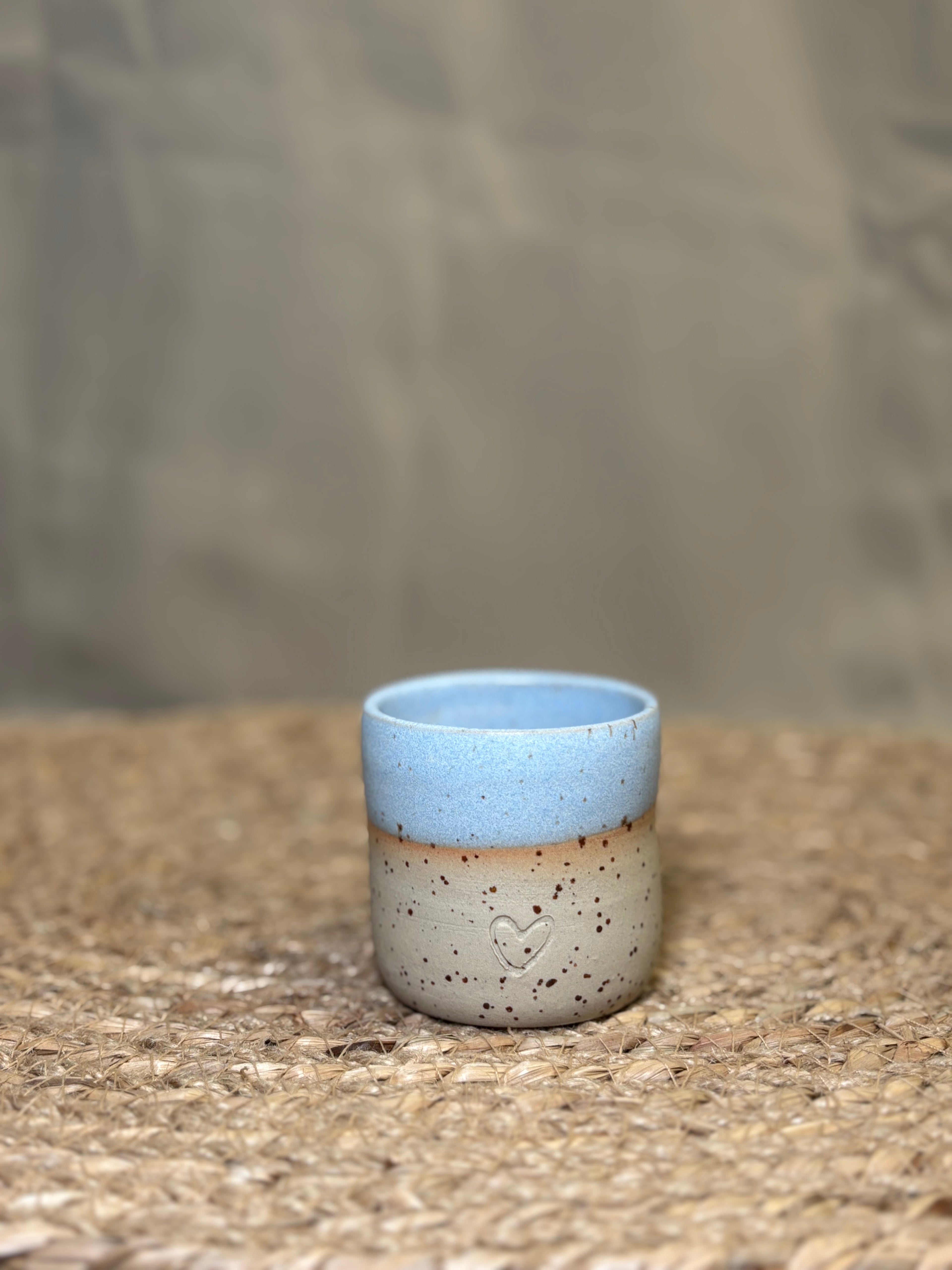 Tasse espresso signature Bleu celeste mat