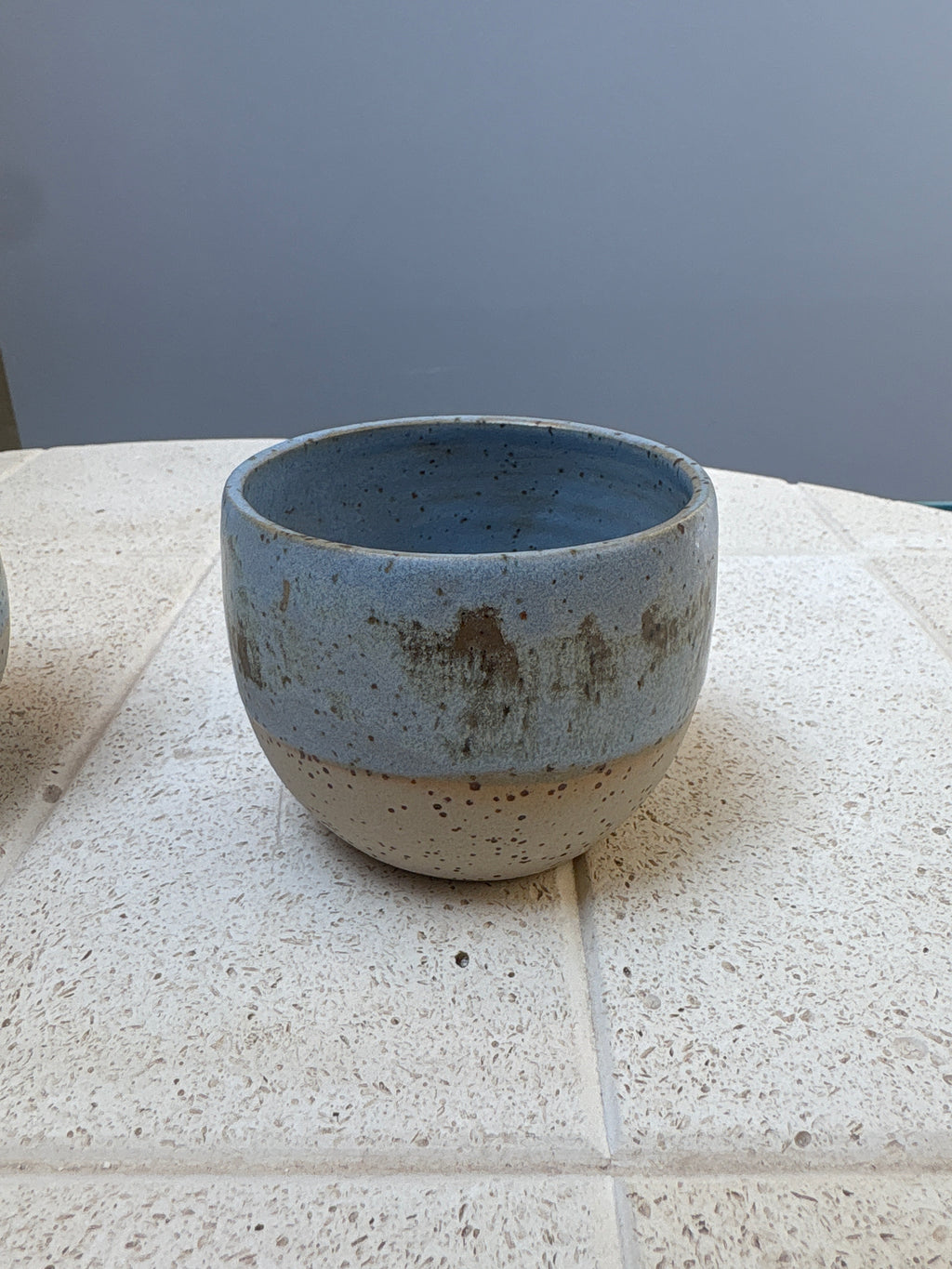 Tasse à café bleu i