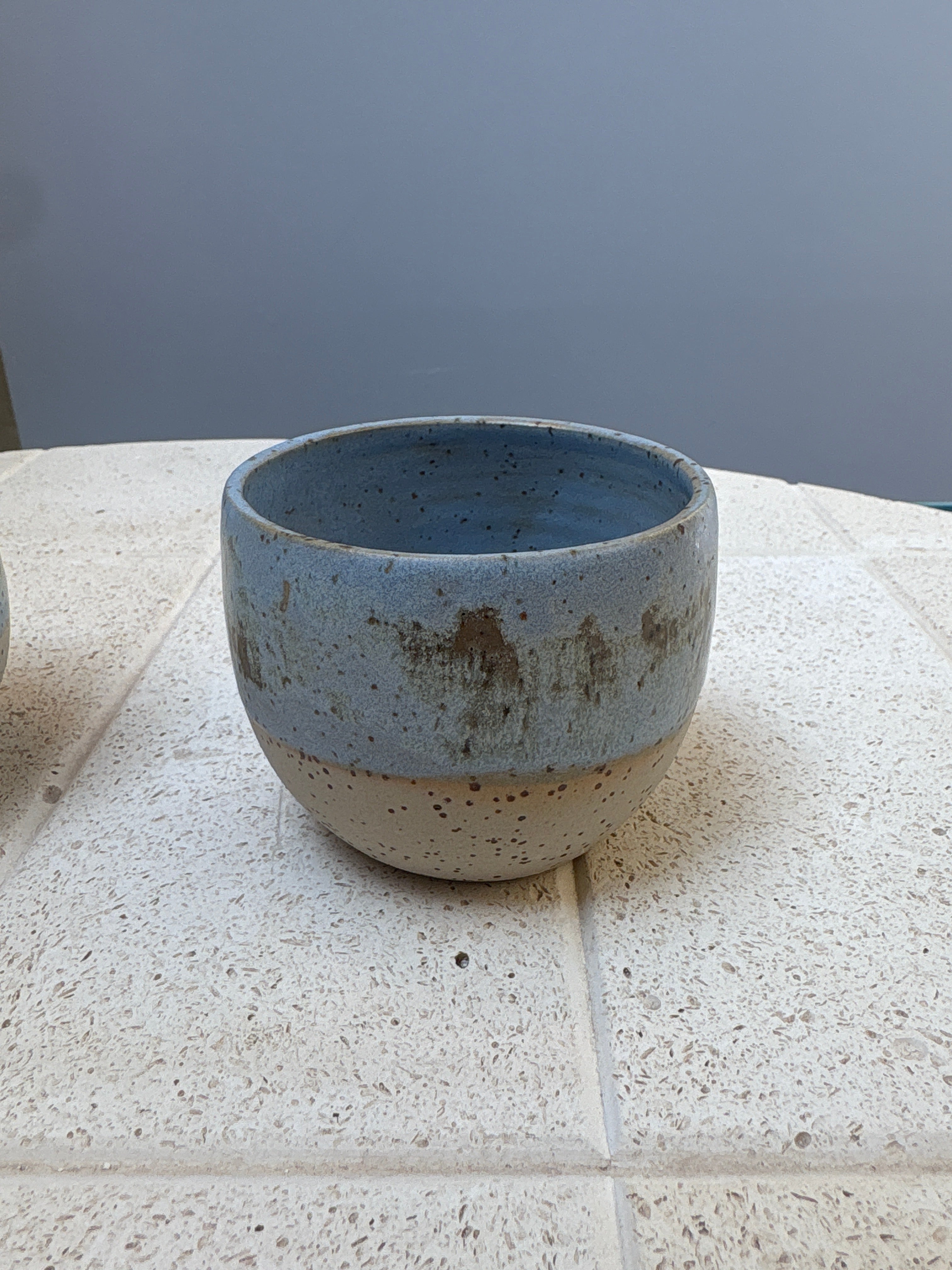 Tasse à café bleu i