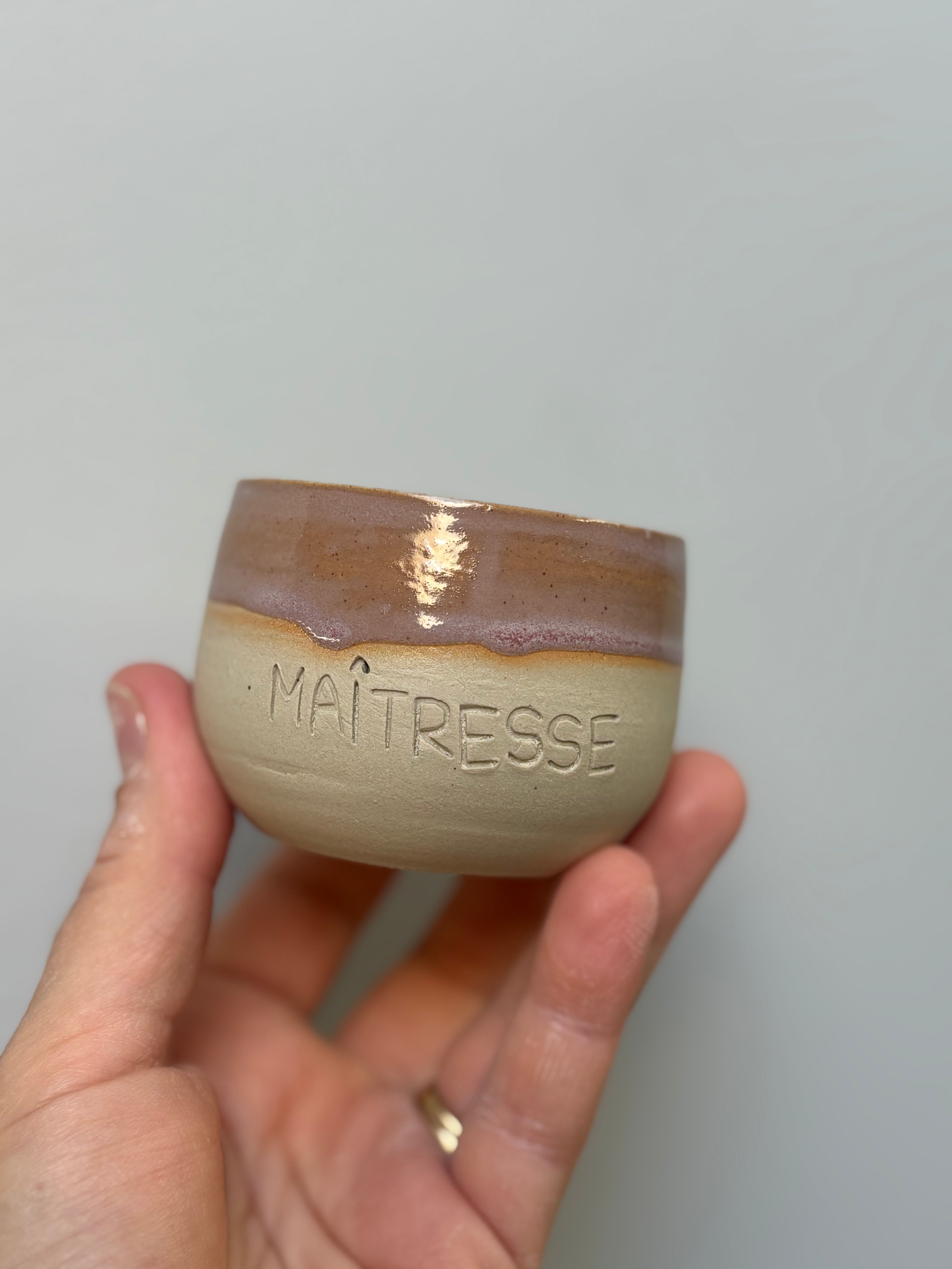 Tasse espresso Maîtresse lavande