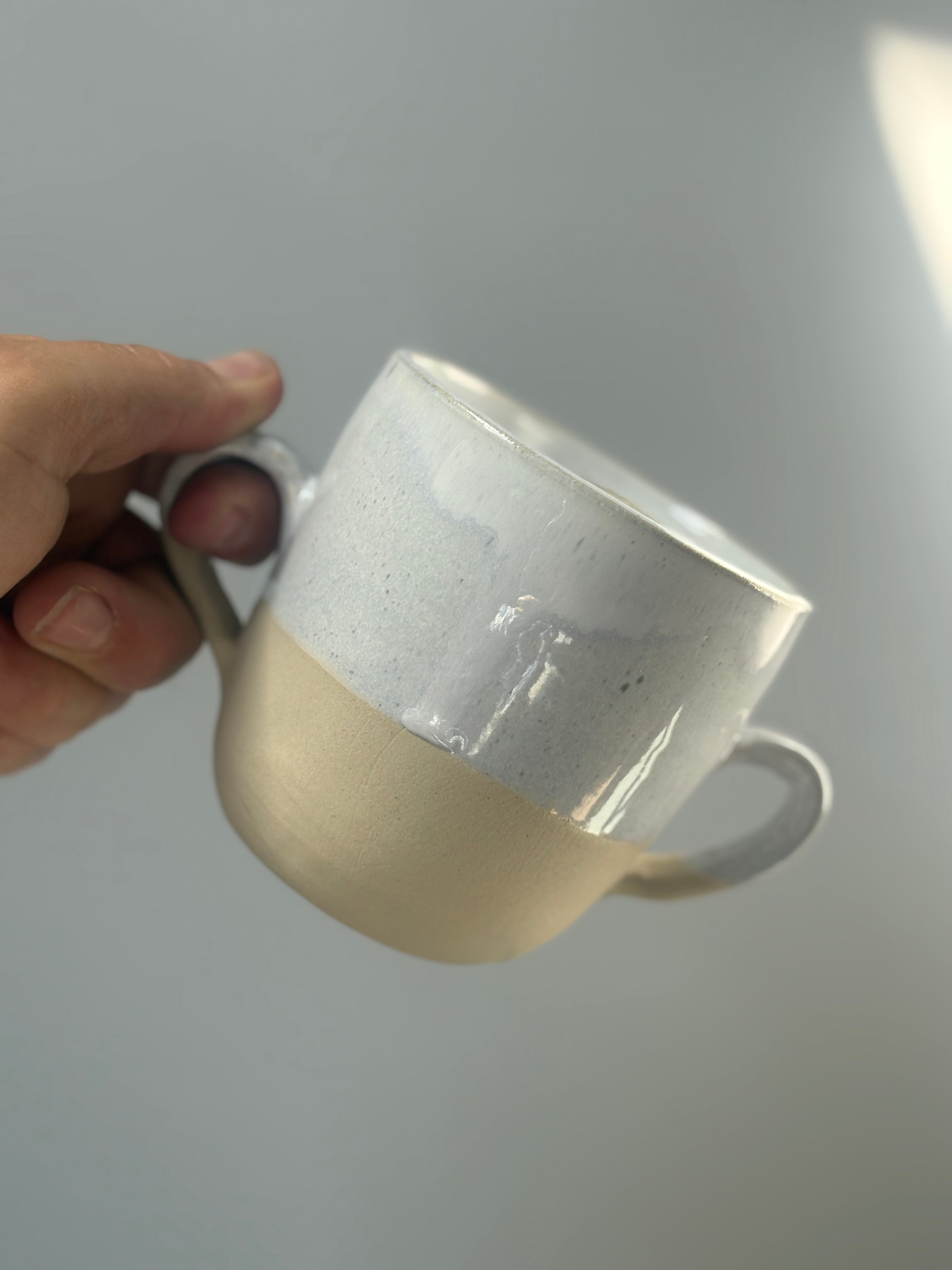 Mug double anse blanc 320ml