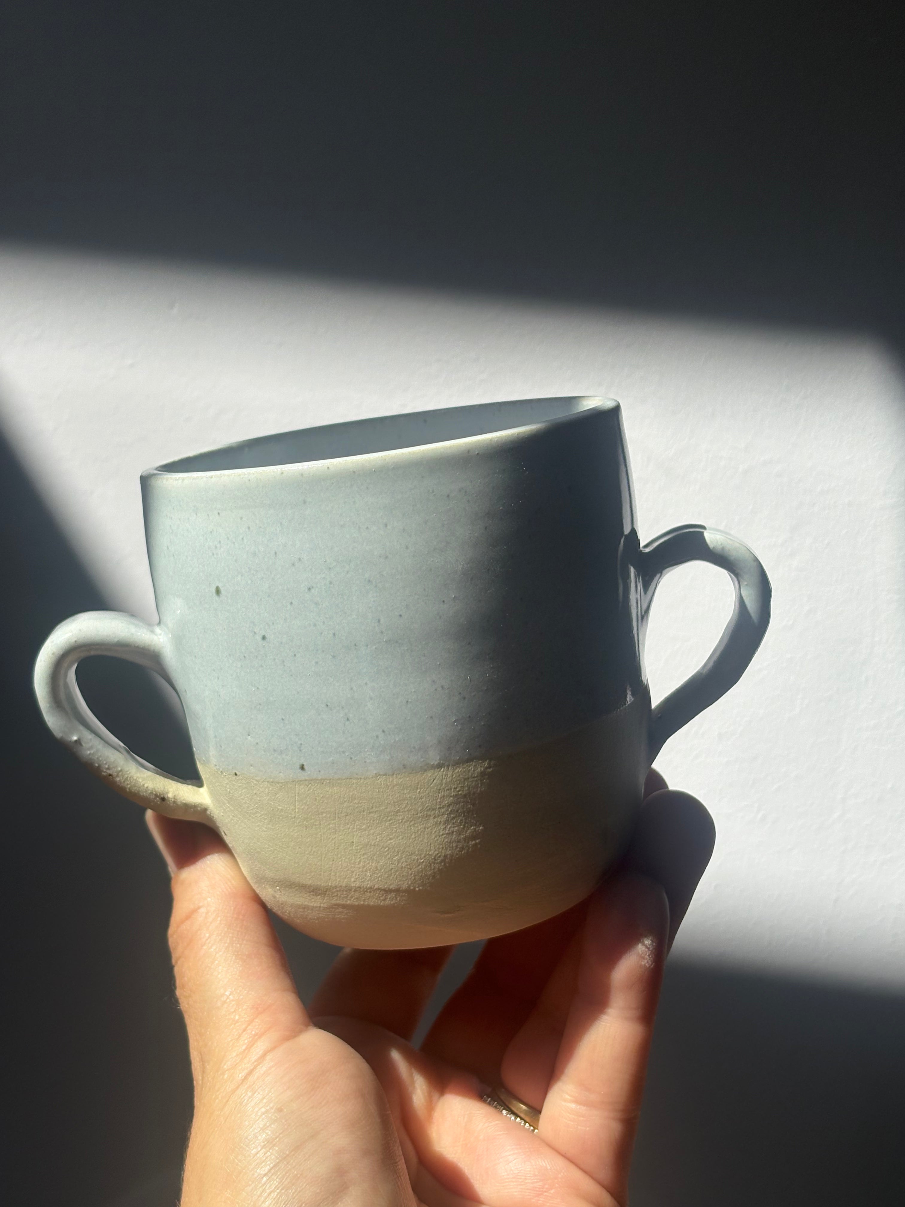 Mug double anse blanc 320ml