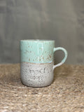 La mug anse : TATA D'AMOUR vert d'eau