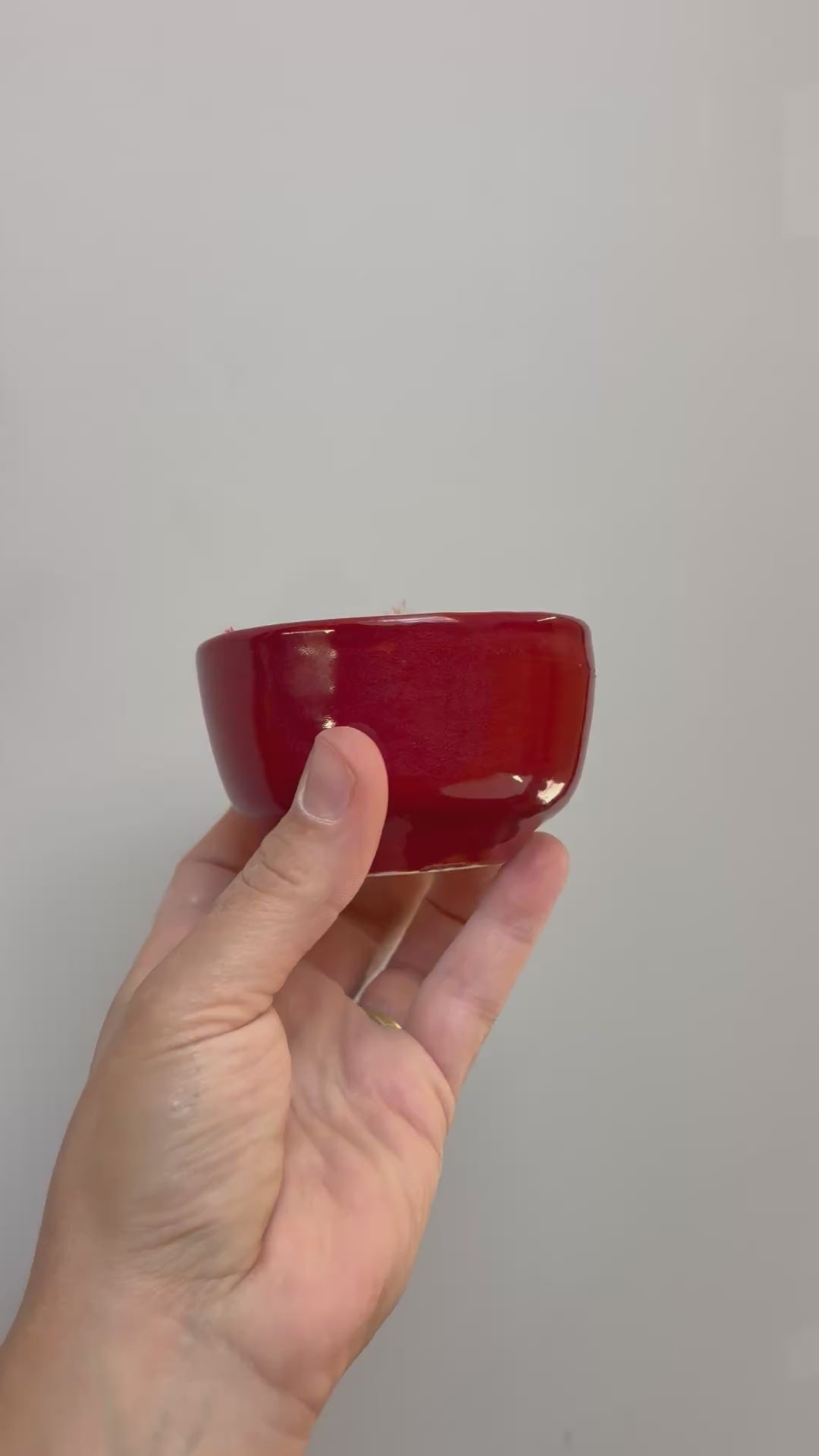 Tasse bougie rouge