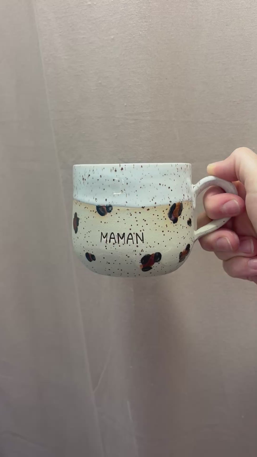 Tasse mug maman léopard